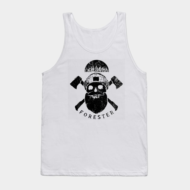 Forester Skull Tank Top by Wear Your Story